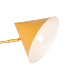 Design wandlamp geel verstelbaar - Triangolo