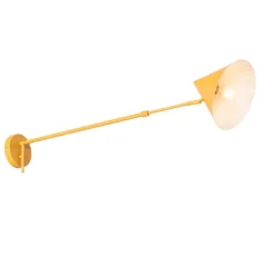 Design wandlamp geel verstelbaar - Triangolo