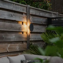 Design wandlamp grijs 16,5 cm incl. LED - Skyf