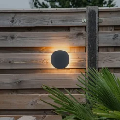 Design wandlamp grijs 16,5 cm incl. LED - Skyf