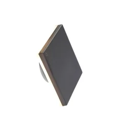 Design wandlamp grijs aluminium 15 cm incl. LED 9W - Skyf