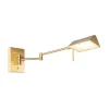 Design wandlamp messing incl. LED dimbaar - Notia