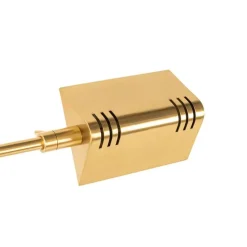 Design wandlamp messing incl. LED dimbaar - Notia