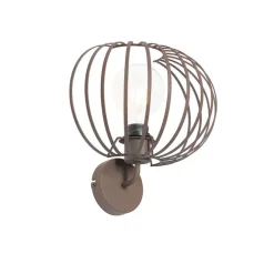 Design wandlamp roestbruin 30 cm - Johanna