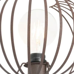 Design wandlamp roestbruin 30 cm - Johanna
