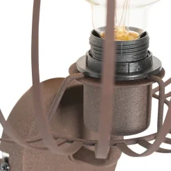 Design wandlamp roestbruin 30 cm - Johanna