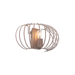Design wandlamp roestbruin 39 cm - Johanna