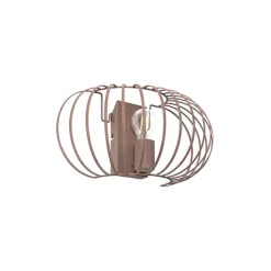 Design wandlamp roestbruin 39 cm - Johanna