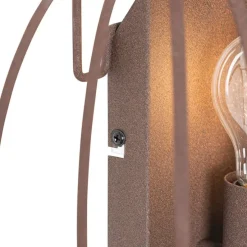 Design wandlamp roestbruin 39 cm - Johanna
