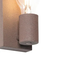 Design wandlamp roestbruin 39 cm - Johanna