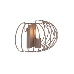 Design wandlamp roestbruin 39 cm - Johanna