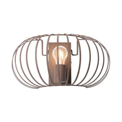 Design wandlamp roestbruin 39 cm - Johanna