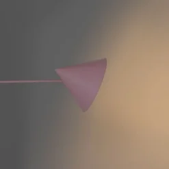 Design wandlamp roze verstelbaar - Triangolo