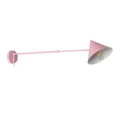 Design wandlamp roze verstelbaar - Triangolo