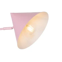Design wandlamp roze verstelbaar - Triangolo