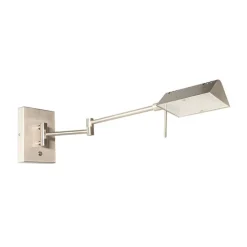 Design wandlamp staal incl. LED dimbaar - Notia