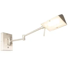 Design wandlamp staal incl. LED dimbaar - Notia