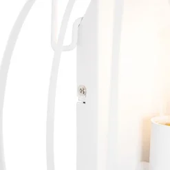 Design wandlamp wit 39 cm - Johanna