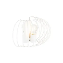 Design wandlamp wit 39 cm - Johanna