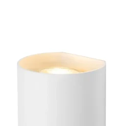 Design wandlamp wit rond GU10 50mm- Sabbir