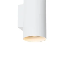 Design wandlamp wit rond 2-lichts - Sab