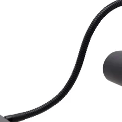 Design wandlamp zwart 32 cm incl. LED met dimmer - Tableau