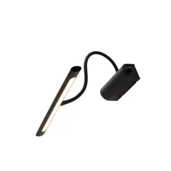 Design wandlamp zwart 32 cm incl. LED met dimmer - Tableau