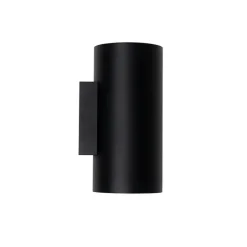 Design wandlamp zwart met goud GU10 50mm - Sab