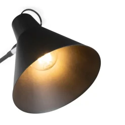 Design wandlamp zwart verstelbaar - Luna