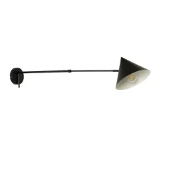 Design wandlamp zwart verstelbaar - Triangolo