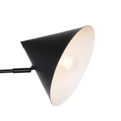 Design wandlamp zwart verstelbaar - Triangolo