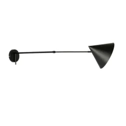 Design wandlamp zwart verstelbaar - Triangolo