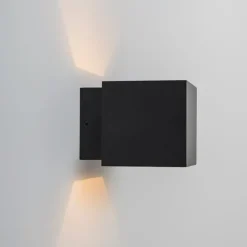 Design wandlamp zwart/goud incl. LED - Caja