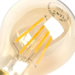 E27 dimbare LED filament lamp A60 goldline 5W 380 lm 2200K