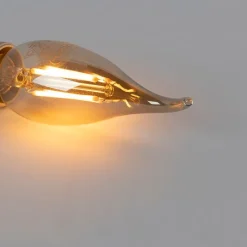 E14 dimbare LED filament tipkaarslamp 240V 3W 250 lm