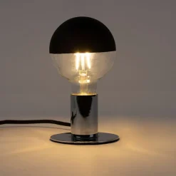 E27 dimbare LED filamentlamp kopspiegel G95 zwart 550lm 2700K