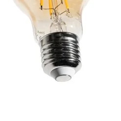 E27 dimbare LED lamp A60 amber 4.5W 420 lm 2200K