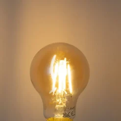 E27 dimbare LED lamp A60 amber 4.5W 420 lm 2200K