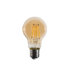 E27 dimbare LED lamp A60 amber 4.5W 420 lm 2200K