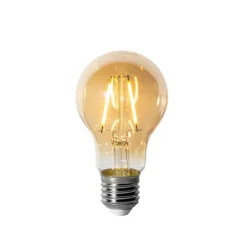 E27 dimbare LED lamp A60 goud 3W 250 lm 2200K
