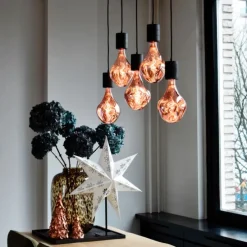 E27 dimbare LED lamp A165 roze 6W 80 lm 1800K