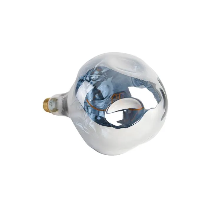 E27 dimbare LED lamp A165 zilver 6W 160 lm 1800K