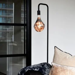 E27 dimbare LED lamp A165 zilver 6W 160 lm 1800K