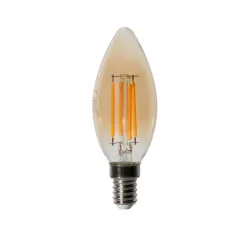 E14 dimbare LED lamp B35 goud 4W 450 lm 2200K