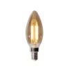 E14 dimbare LED lamp B35 smoke 4W 300 lm 2200K