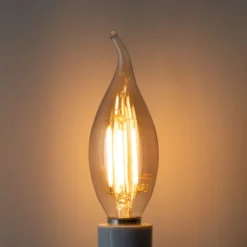 E14 dimbare LED lamp BXS35 smoke 4W 300 lm 2200K