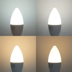 E14 dimbare LED lamp C37 opaal 4.9W 470 lm 2700-6500K