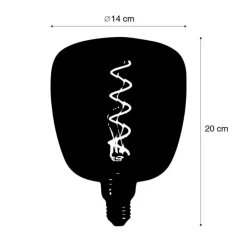 E27 dimbare LED lamp DECO 5W 110 lm 1800K