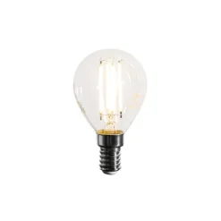 E14 dimbare LED lamp filament G45 helder 4W 470 lm 2700K