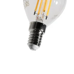 E14 dimbare LED lamp filament G45 helder 4W 470 lm 2700K